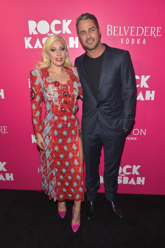 Lady Gaga and Taylor Kinney at the Rock the Kasbah Premiere