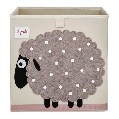 Sheep Fabric Kids Storage Bin