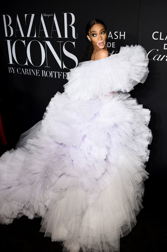 Winnie Harlow at the Harper's Bazaar ICONS Party During New York Fashion Week