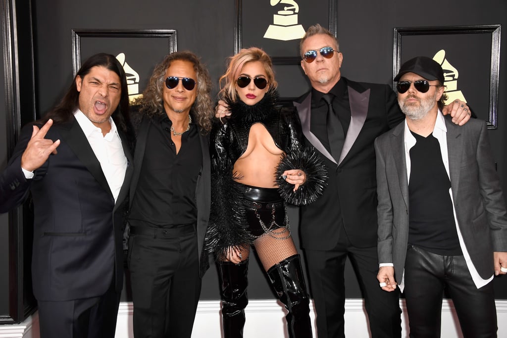 Lady Gaga at the 2017 Grammys