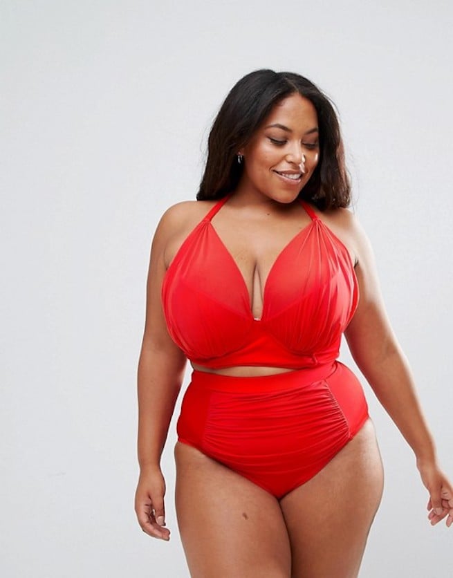 ASOS Drape Halter Supportive Tankini, Hello Swimsuits, Goodbye Money! We  Found the 9 Coolest Bikinis For Curvy Girls