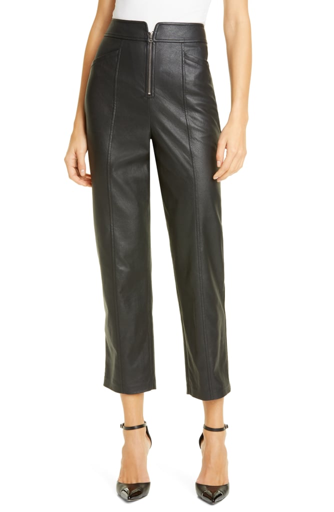 Rebecca Taylor Faux Leather Pants | Best Leather Pants For Women 2020 ...