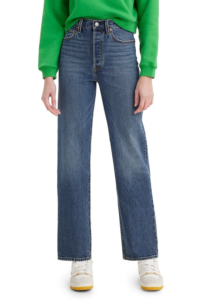 Levi's Ribcage High Waist Ankle Straight Leg Jeans