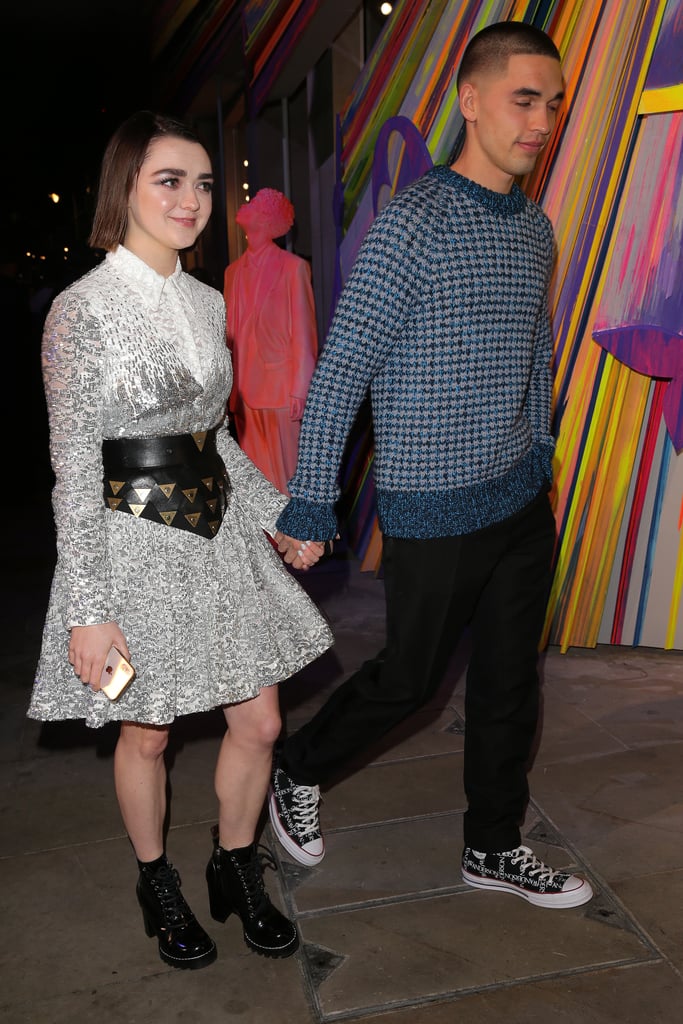Maisie Williams and Reuben Selby Maisie Williams and Reuben Selby