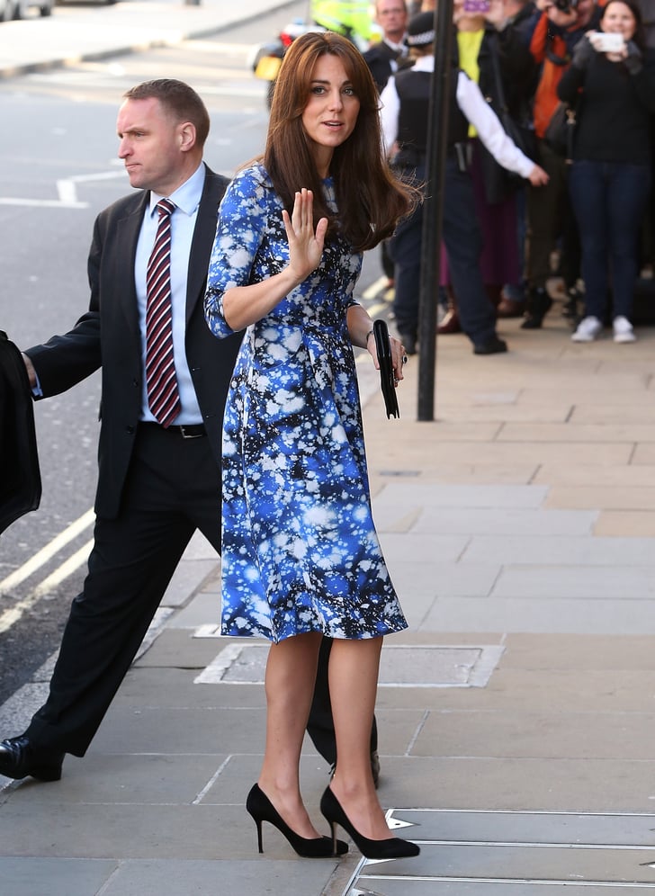 space print dress