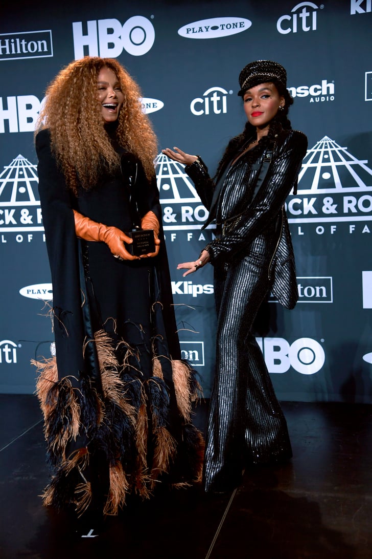 Janet Jackson At Rock And Roll Hall Of Fame Ceremony 2019 Popsugar 