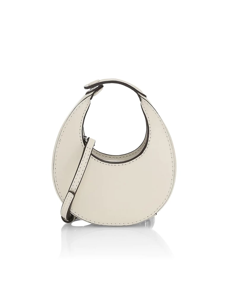 Staud Micro Moon Leather Hobo Bag