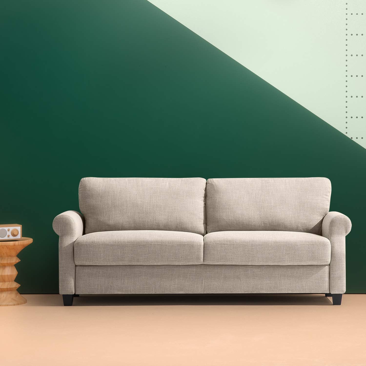 Zinus Josh Traditional Upholstered 77 5 Inch Sofa Living Room Couch 50 Insane Cyber Monday Deals You Can Score On Amazon Because Now S The Time To Shop Popsugar Smart Living Photo 52