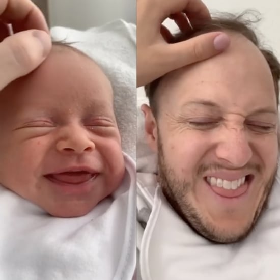 Video of Dad Imitating Baby's Milk Drunk Facial Expressions