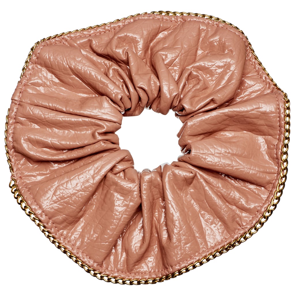 Kitsch x Justine Marjan Patent Scrunchie With Chain