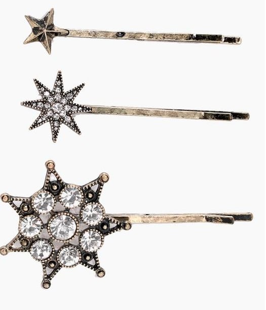 Aldo Nianiel Star & Moon Hair Pins