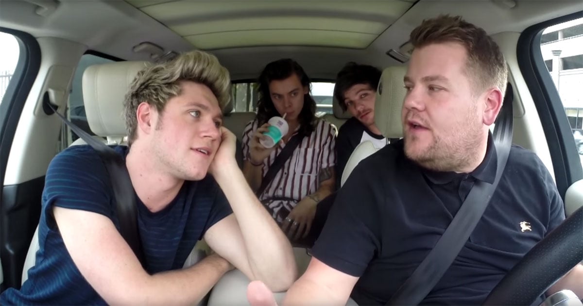 One Direction Carpool Karaoke POPSUGAR Celebrity