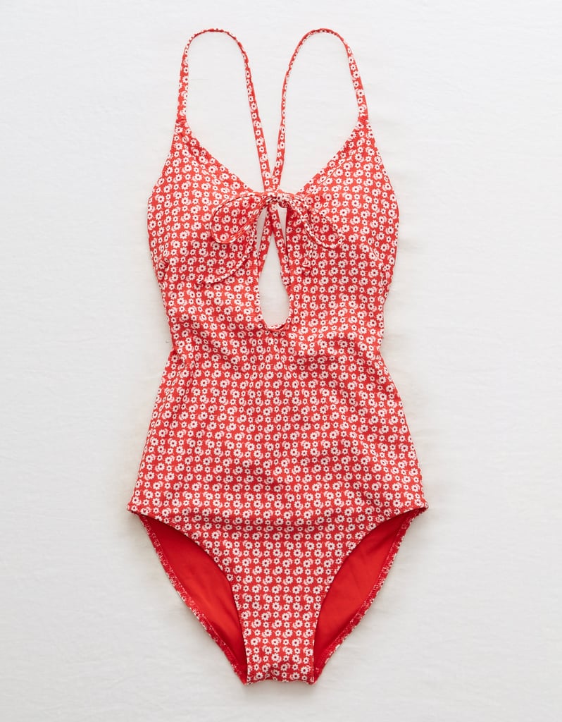 Aerie Strappy Back One-Piece Swimsuit