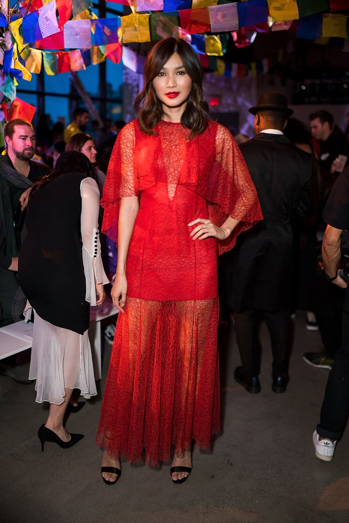 Gemma Chan at the Prabal Gurung NYFW Show