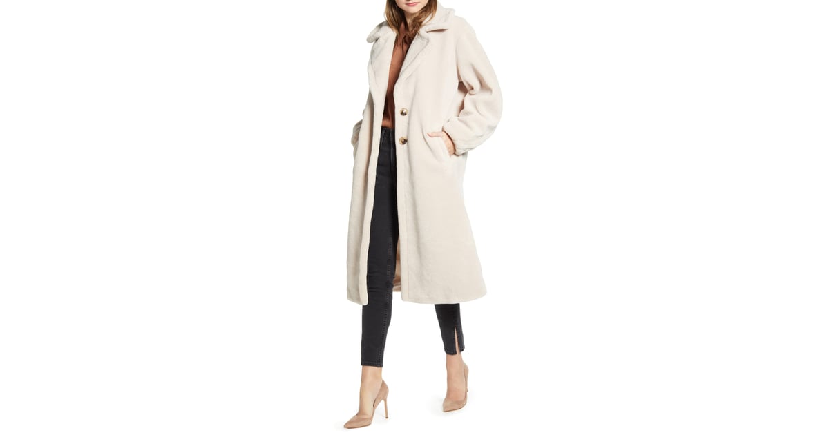 Something Navy Faux-Shearling Coat | Something Navy's Final Nordstrom ...