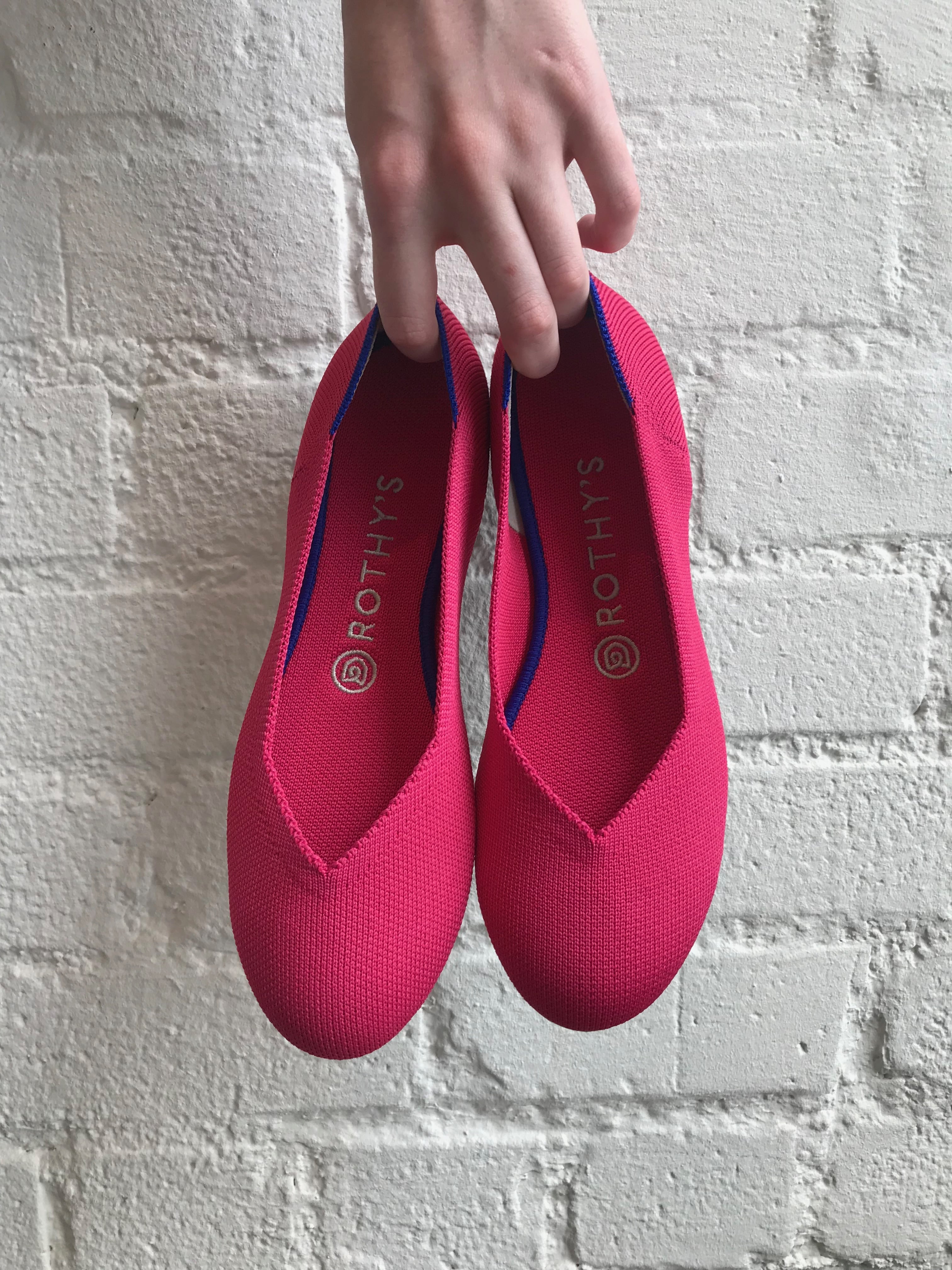 Rothys hot pink hotsell flats
