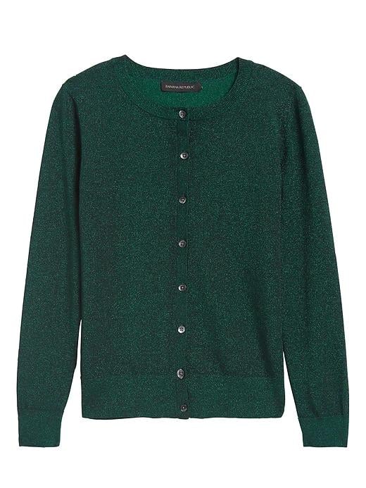 Banana republic hotsell green cardigan