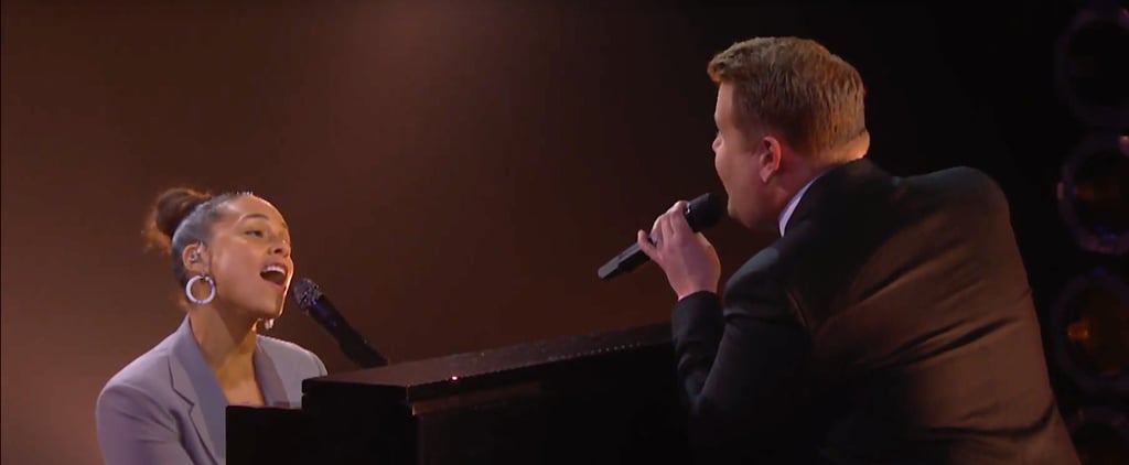 Alicia Keys and James Corden "Shallow" Cover Parody Video