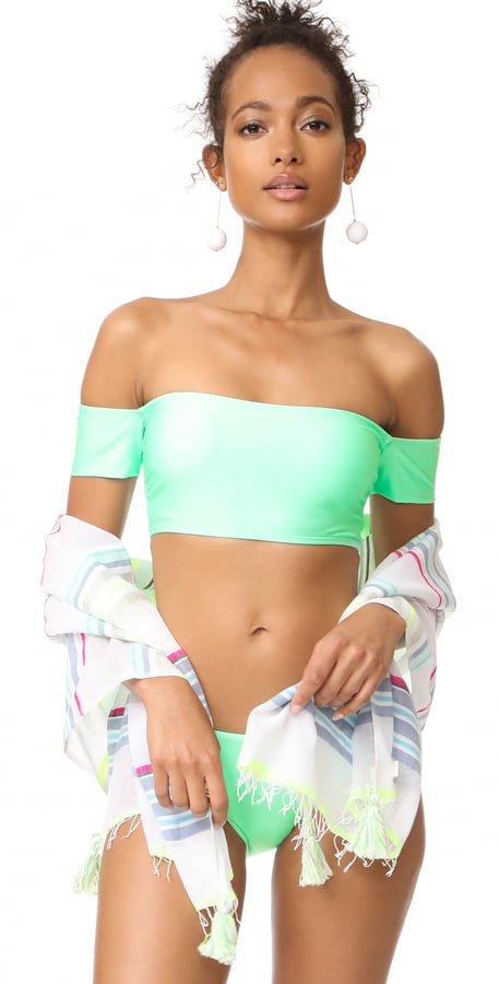 Splendid Sunsational Off Shoulder Bikini Top