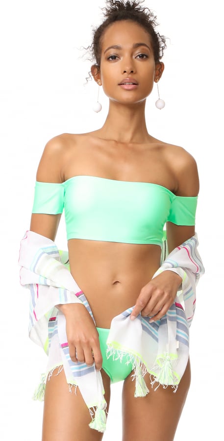 Splendid Sunsational Off Shoulder Bikini Top