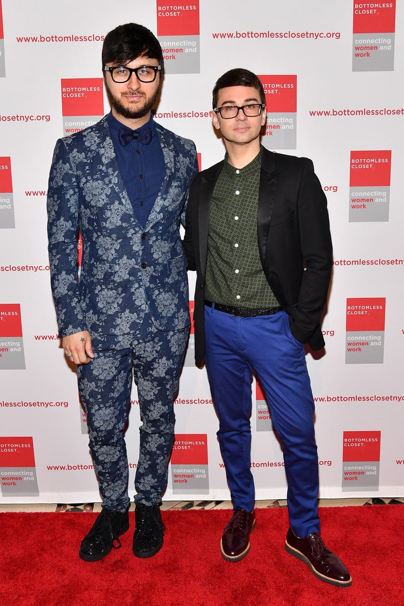 Christian Siriano and Brad Walsh