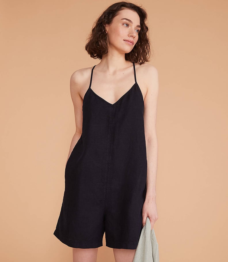 Lou & Grey Strappy Linen Romper