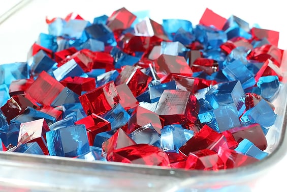 Red, White, and Blue Jello