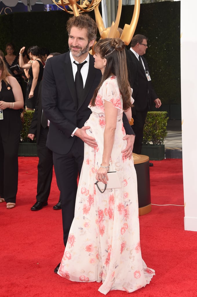 Amanda Peet Pregnant at the Emmys 2014