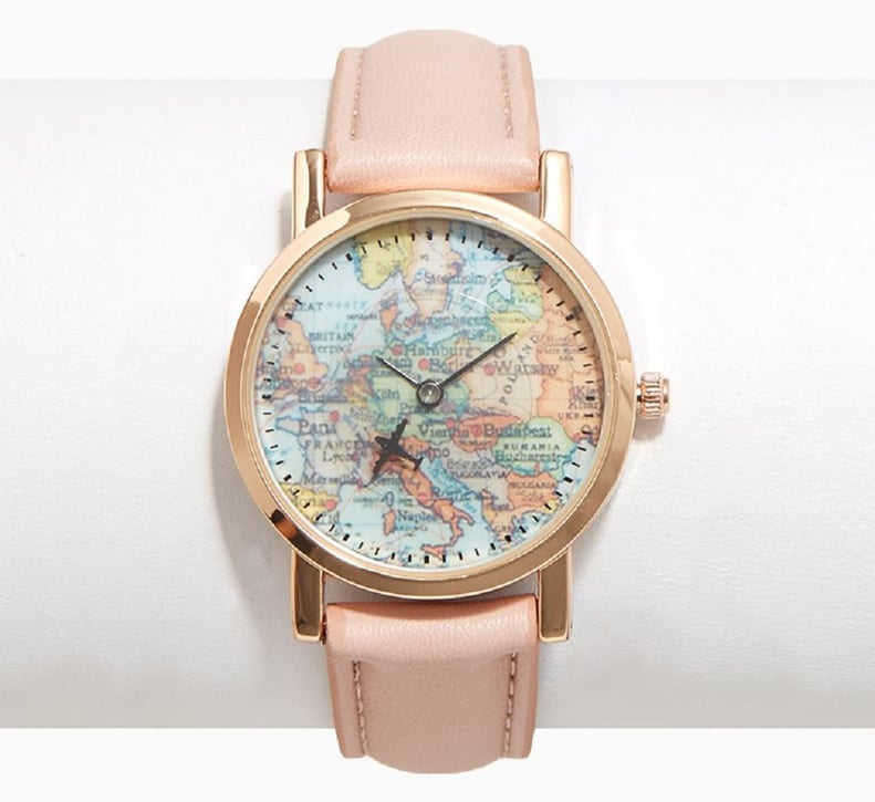 Wanderlust Map Watch From Charming Charlie