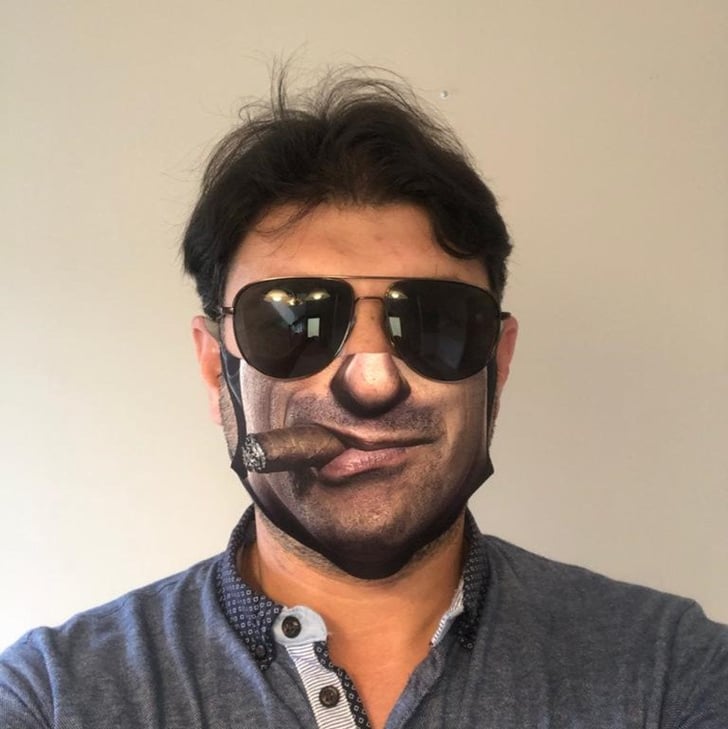 Cigar Smoker Face Mask Halloween Costumes With Face Masks POPSUGAR