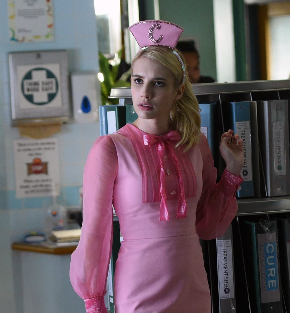 Leave It to Chanel to Rock Her Pussybow Dress at Work
