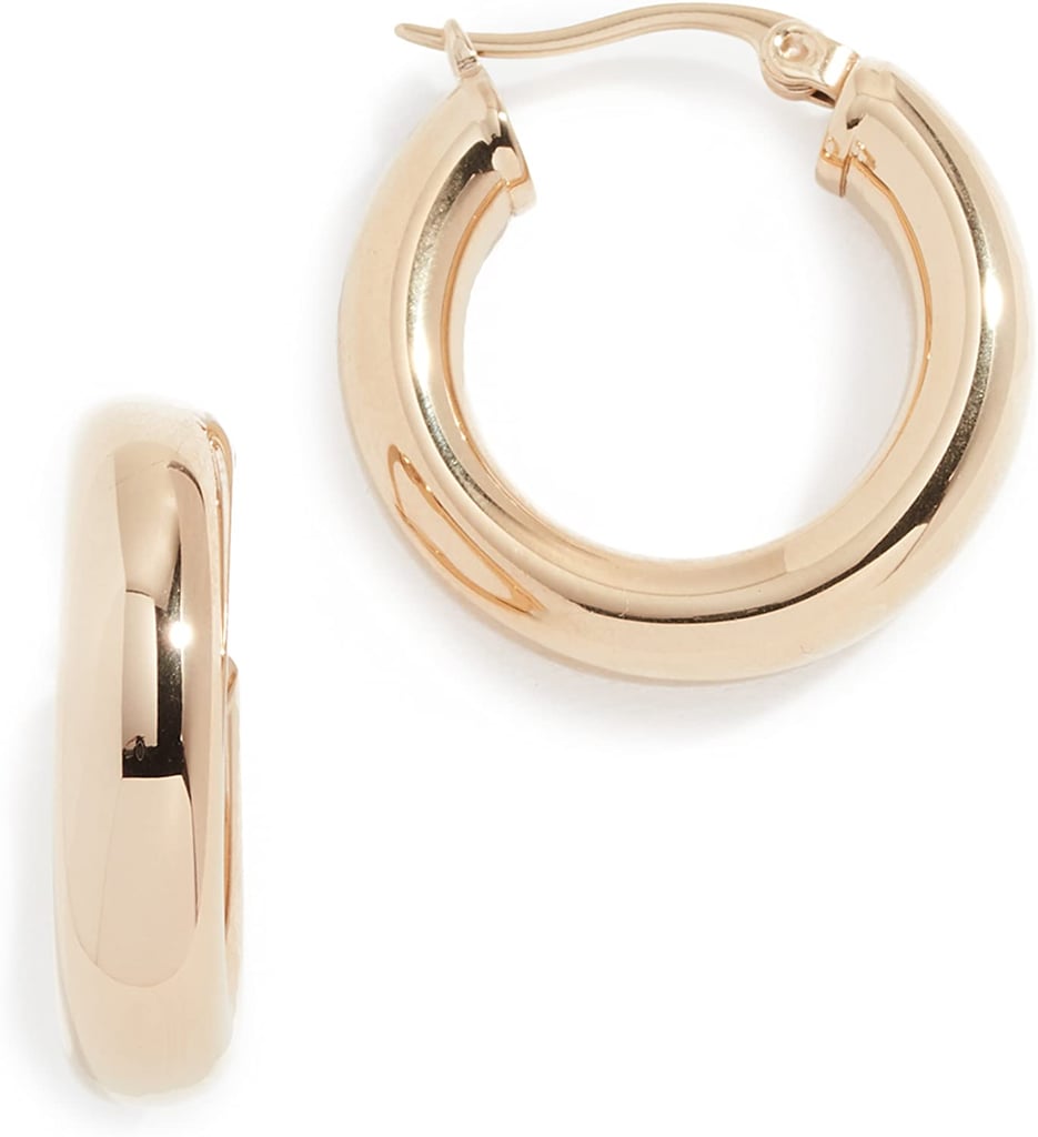 Accessories: Shashi Dominique Hoop Earrings