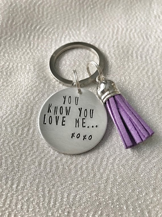 Gossip Girl Keychain