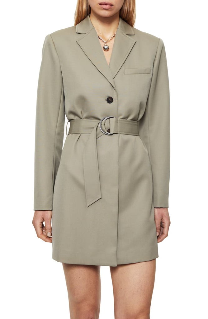 Anine Bing Campbell Long Sleeve Trench Minidress