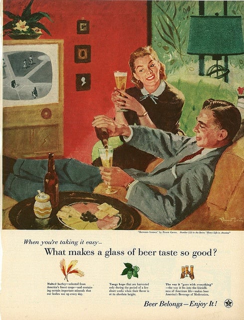 Baseball And Beer A Classic Combo Vintage Beer Ads For Women Popsugar Love And Sex Photo 20 