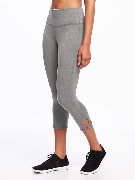 Old Navy High-Rise Cut-Out Yoga Crops