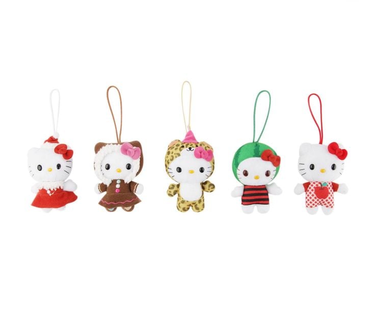 Liven up your tree with these adorable Hello Kitty ornaments ($36). Each feature a different Hello Kitty in costume.