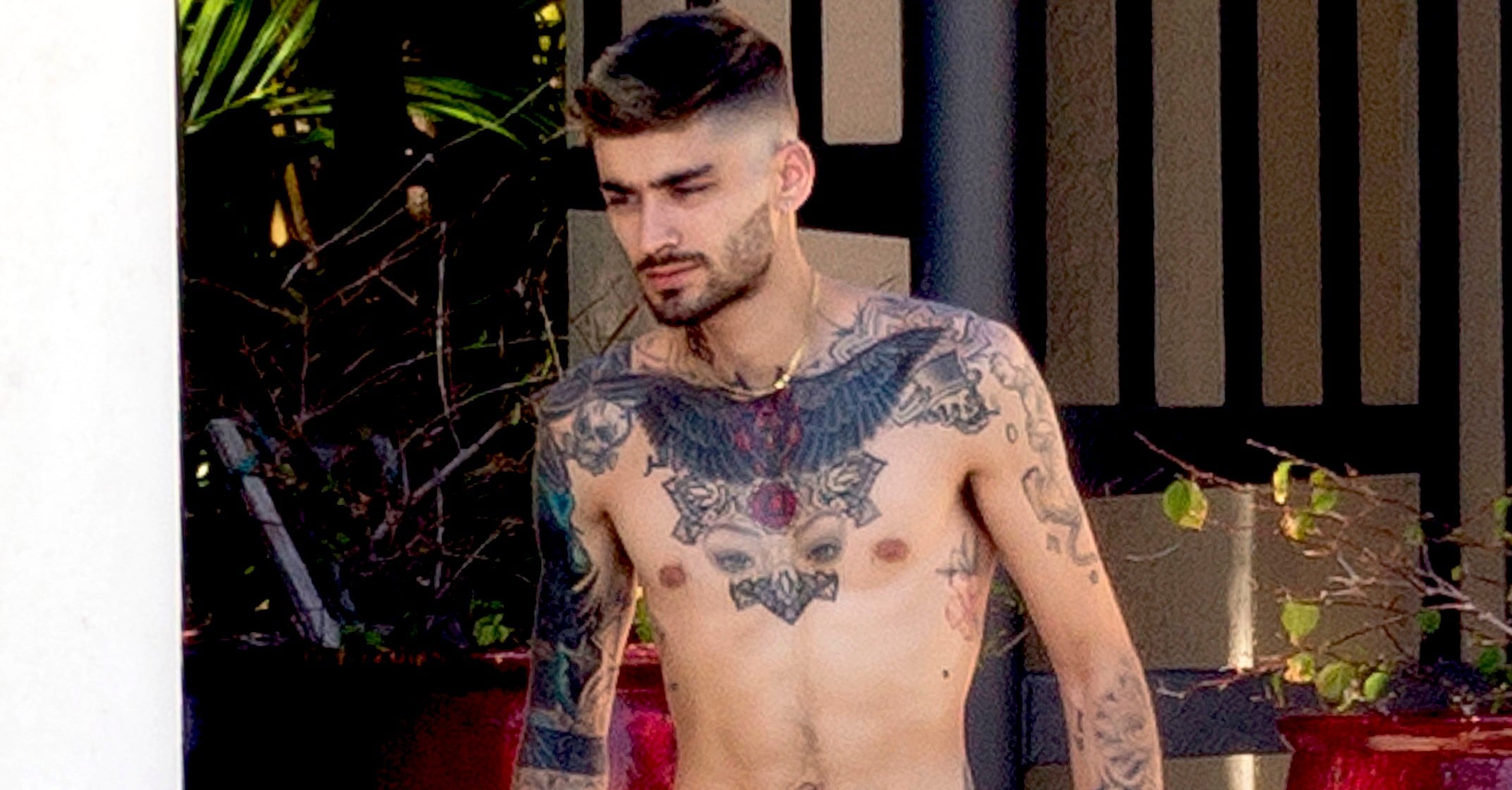 Zayn Malik Shirtless After Gigi Hadid Breakup March 2018 Popsugar Celebrity 