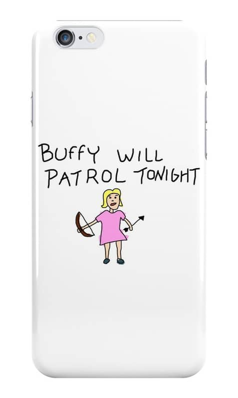 Buffy the vampire slayer - Buffy will patrol tonight | iPad Case & Skin