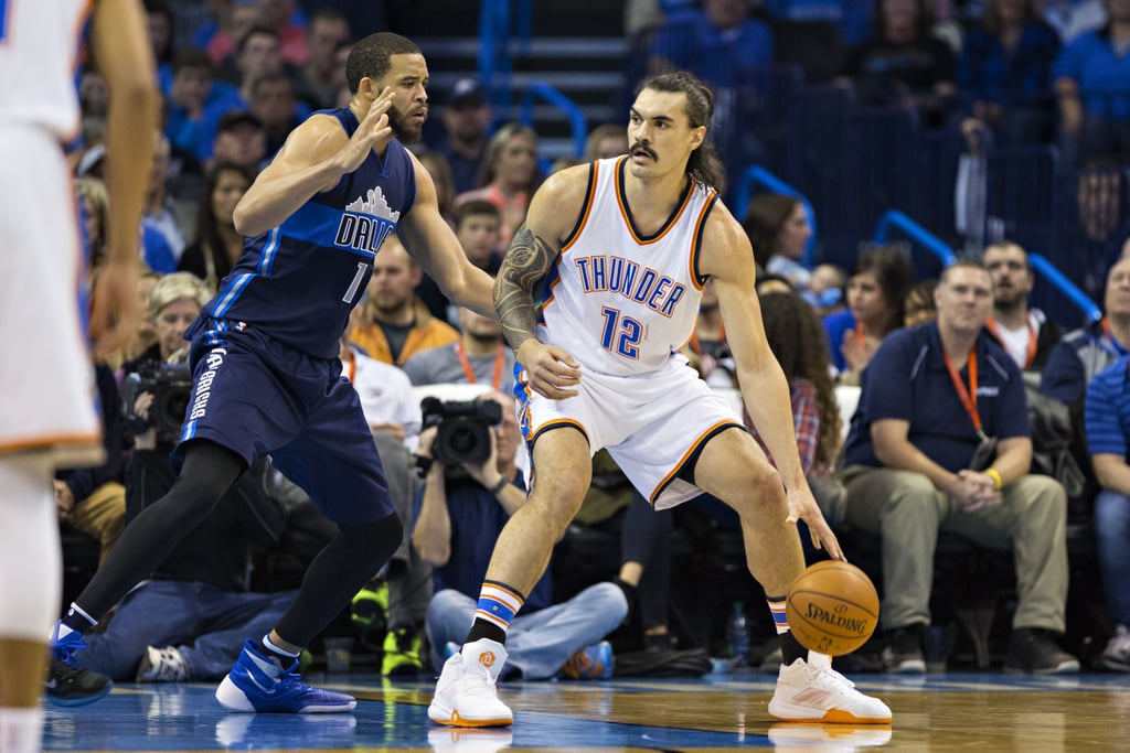 Steven Adams Looks Like Jason Momoa