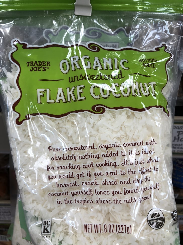 Organic Unsweetened Coconut Flakes Trader Joe's Healthy Baking