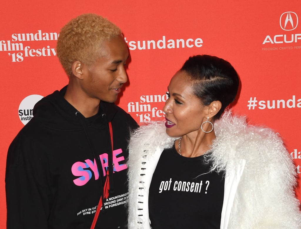 Jada Pinkett and Jaden Smith at 2018 Sundance Film Festival