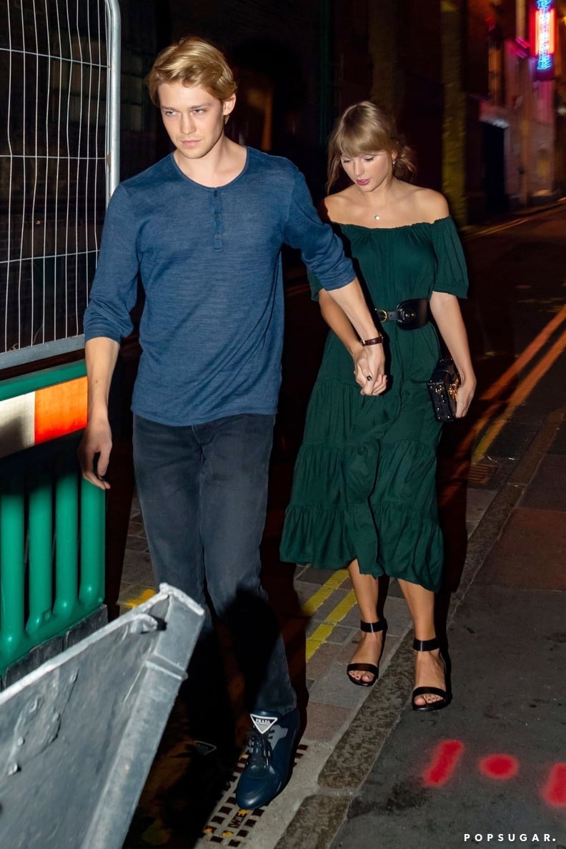 Taylor Swift and Joe Alwyn Holding Hands in London Aug. 2018