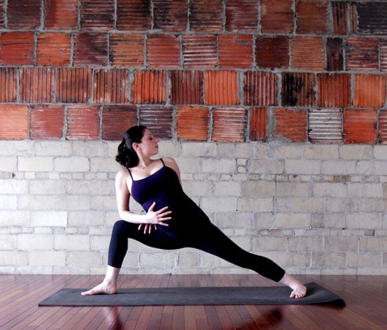 Twisting Extended Side Angle | Prenatal Yoga Sequence For ...