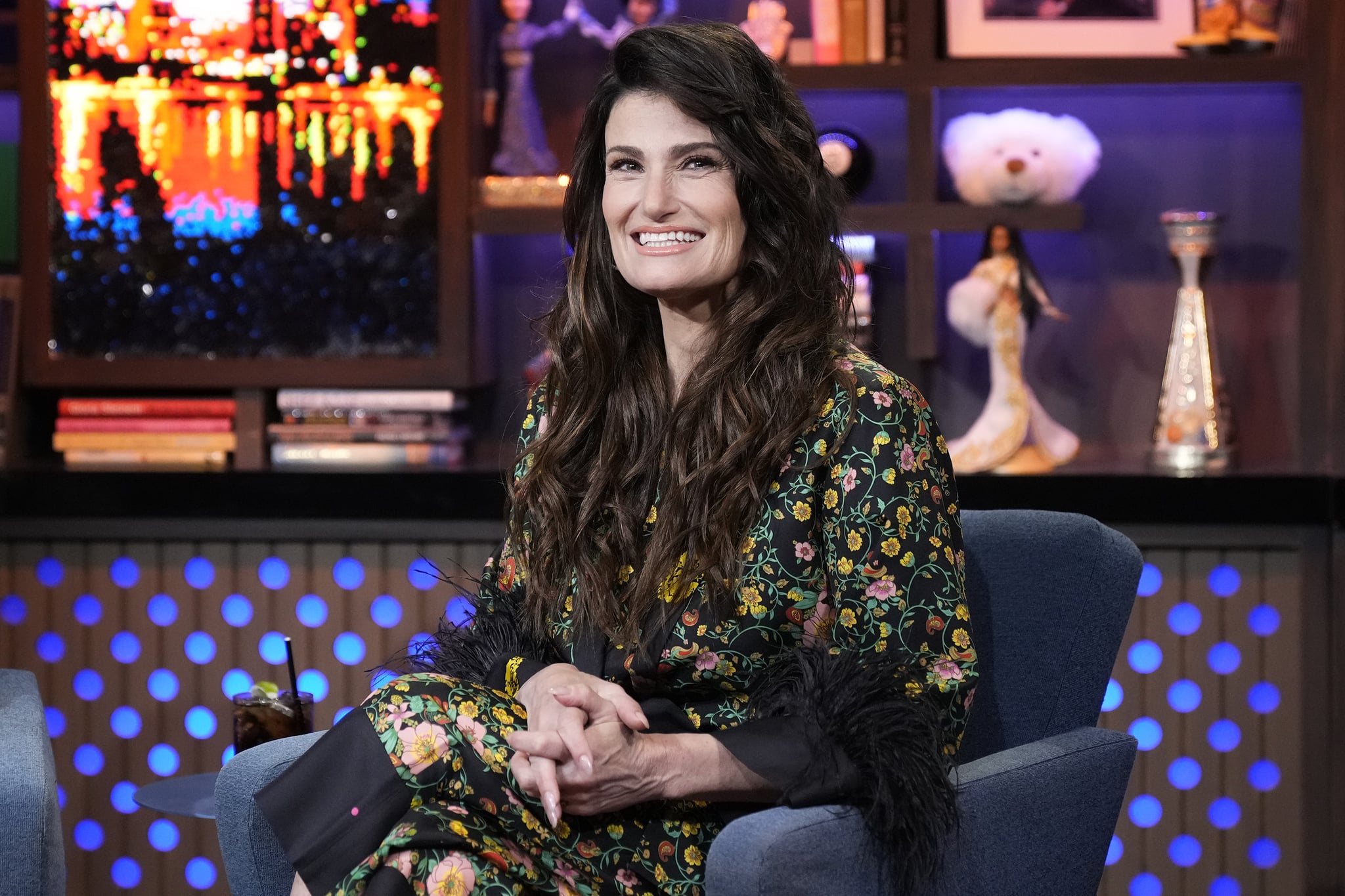 WATCH WHAT HAPPENS LIVE WITH ANDY COHEN -- Episode 19197 -- Pictured: Idina Menzel -- (Photo by: Charles Sykes/Bravo via Getty Images)