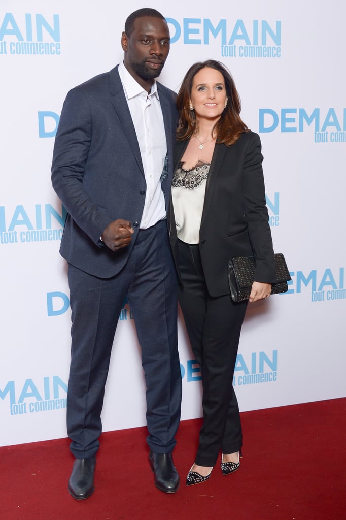 Cute Pictures of Omar Sy and His Wife, Hélène