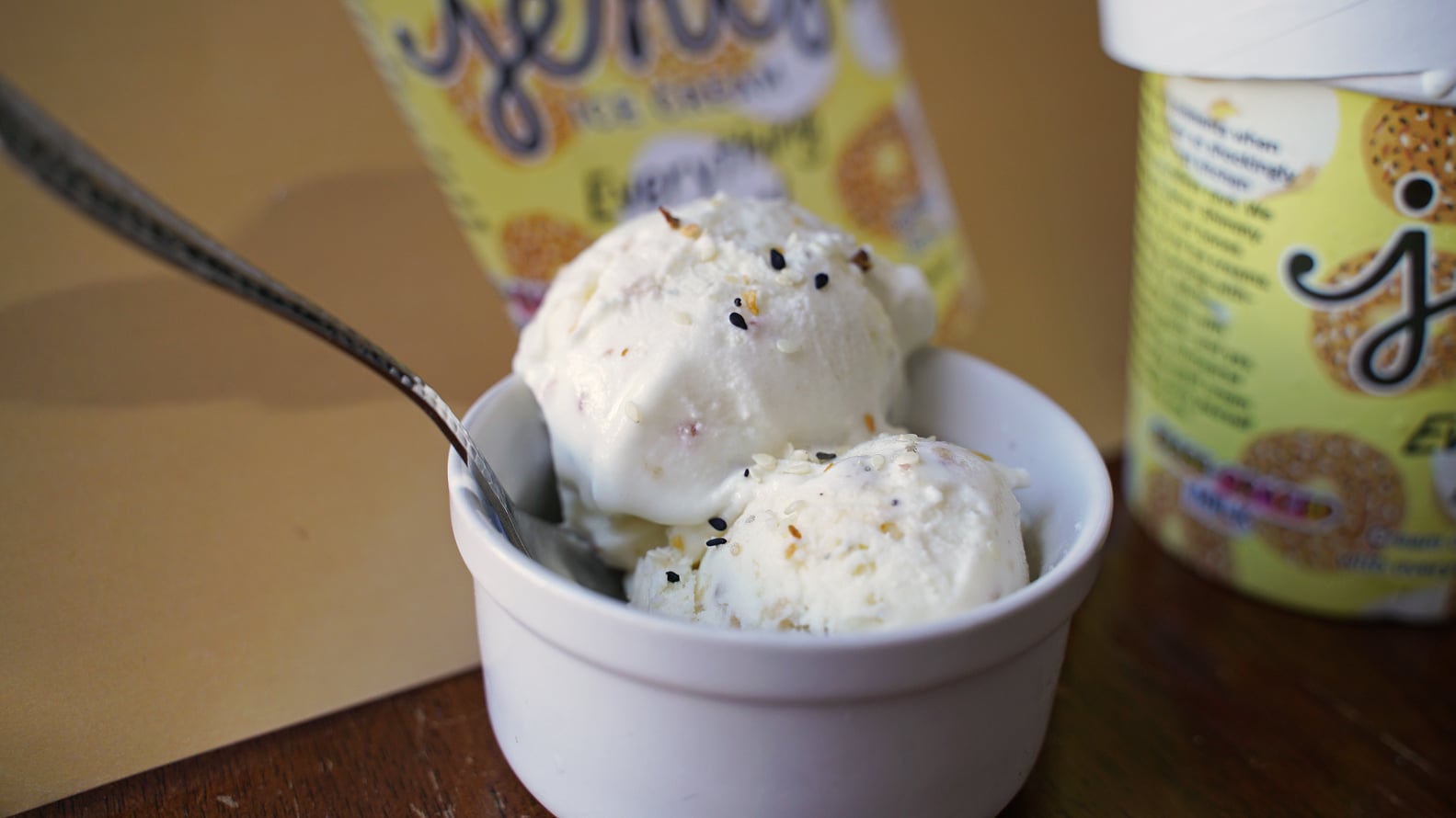 Jeni's Everything Bagel Ice Cream Review POPSUGAR Food