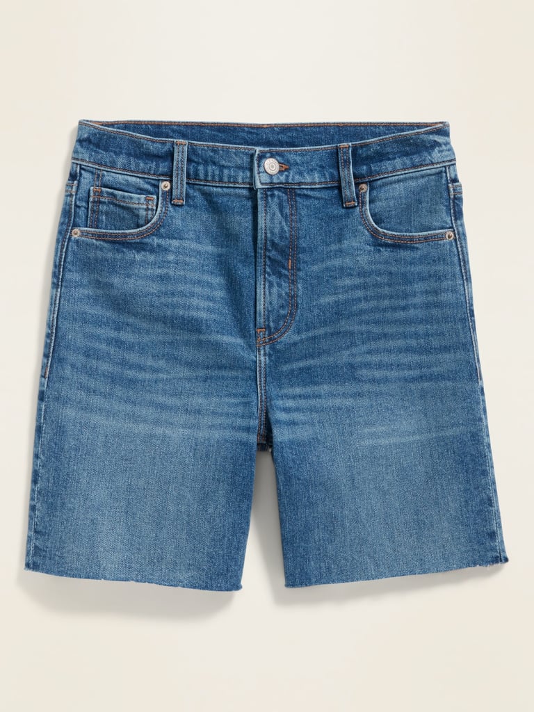 Old Navy High-Waisted Relaxed Cut-Off Jean Shorts Ol