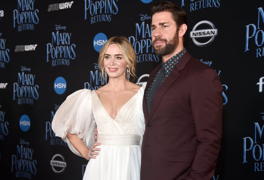 Emily Blunt and John Krasinski Mary Poppins Premiere Photos