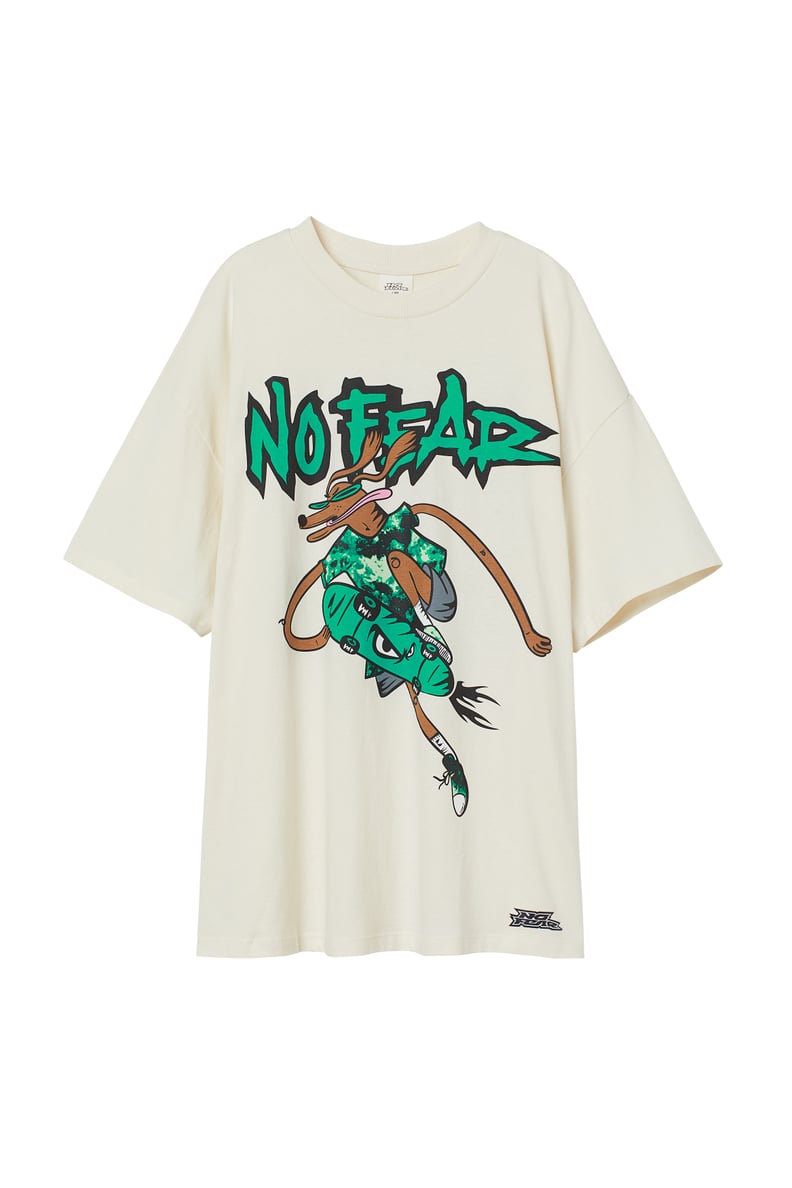 A Graphic T-shirt: No Fear x H&M Oversized T-shirt